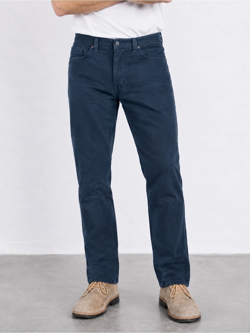 Fidelity Jimmy Slim Straight Navy Jeans 38
